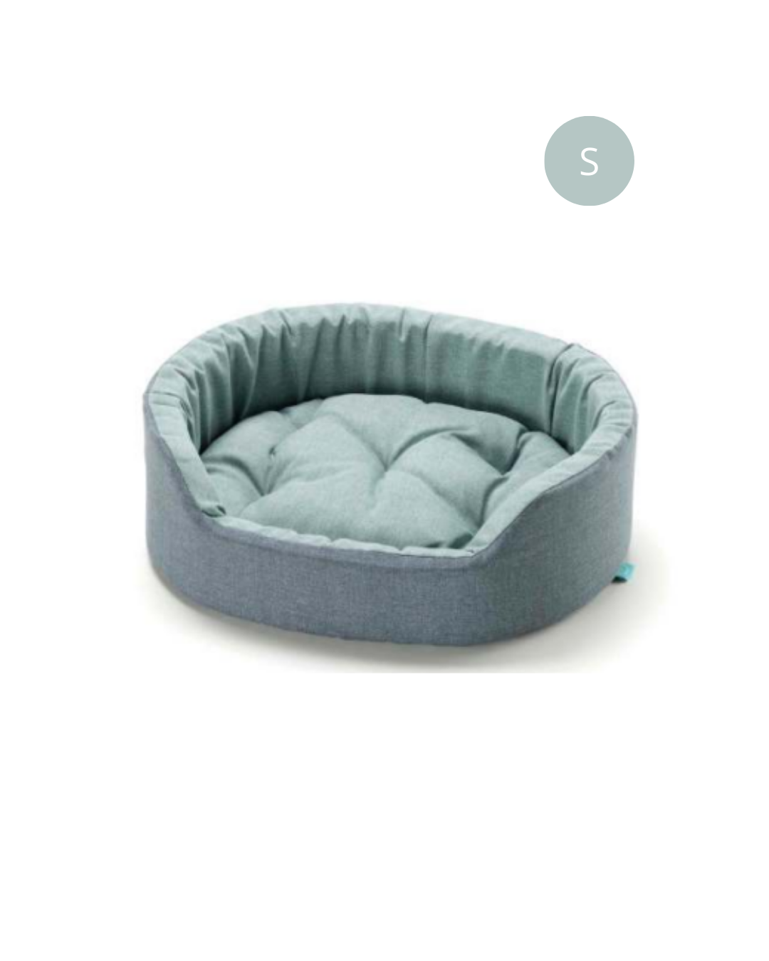 Leopet - Cuccia Lux Dalia - In Gomma Piuma - Misura S - 55x41x15h - Con Cuscino Estraibile - Rufee
