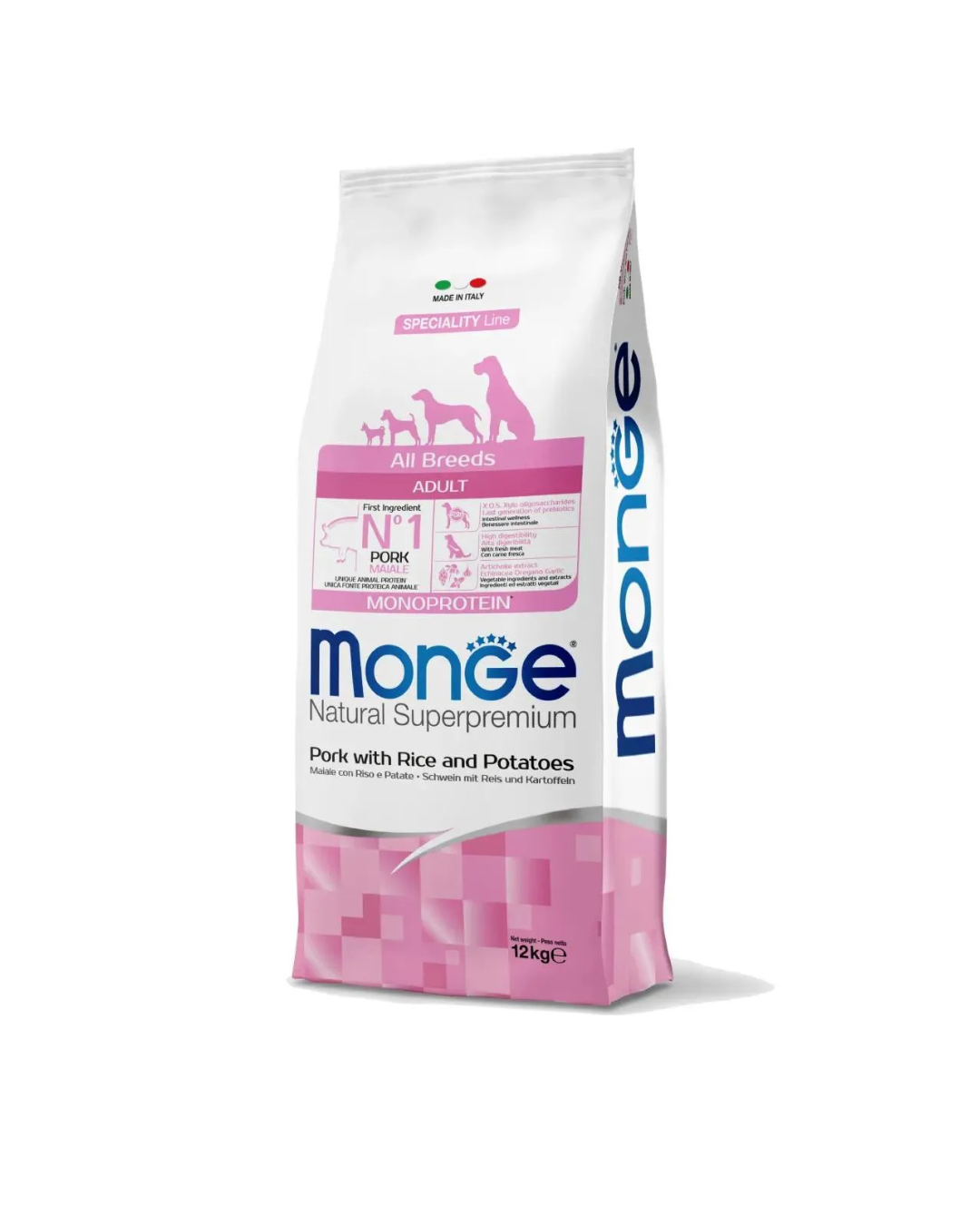 Monge - All Breed Adult - Maiale Riso e Patate 12kg