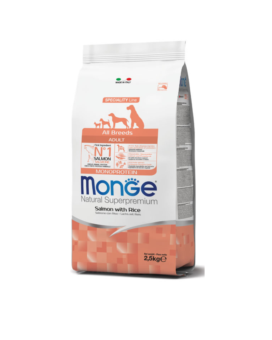 Monge - All Breed Adult - Salmone e Riso - 12kg