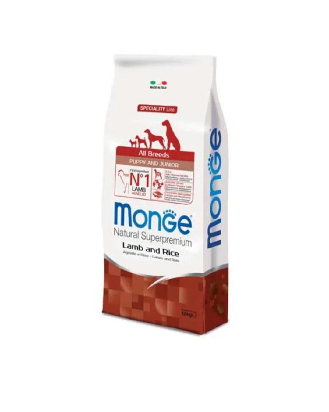 Monge - All Breed Puppy - Lamb Rice and Potatoes 12kg