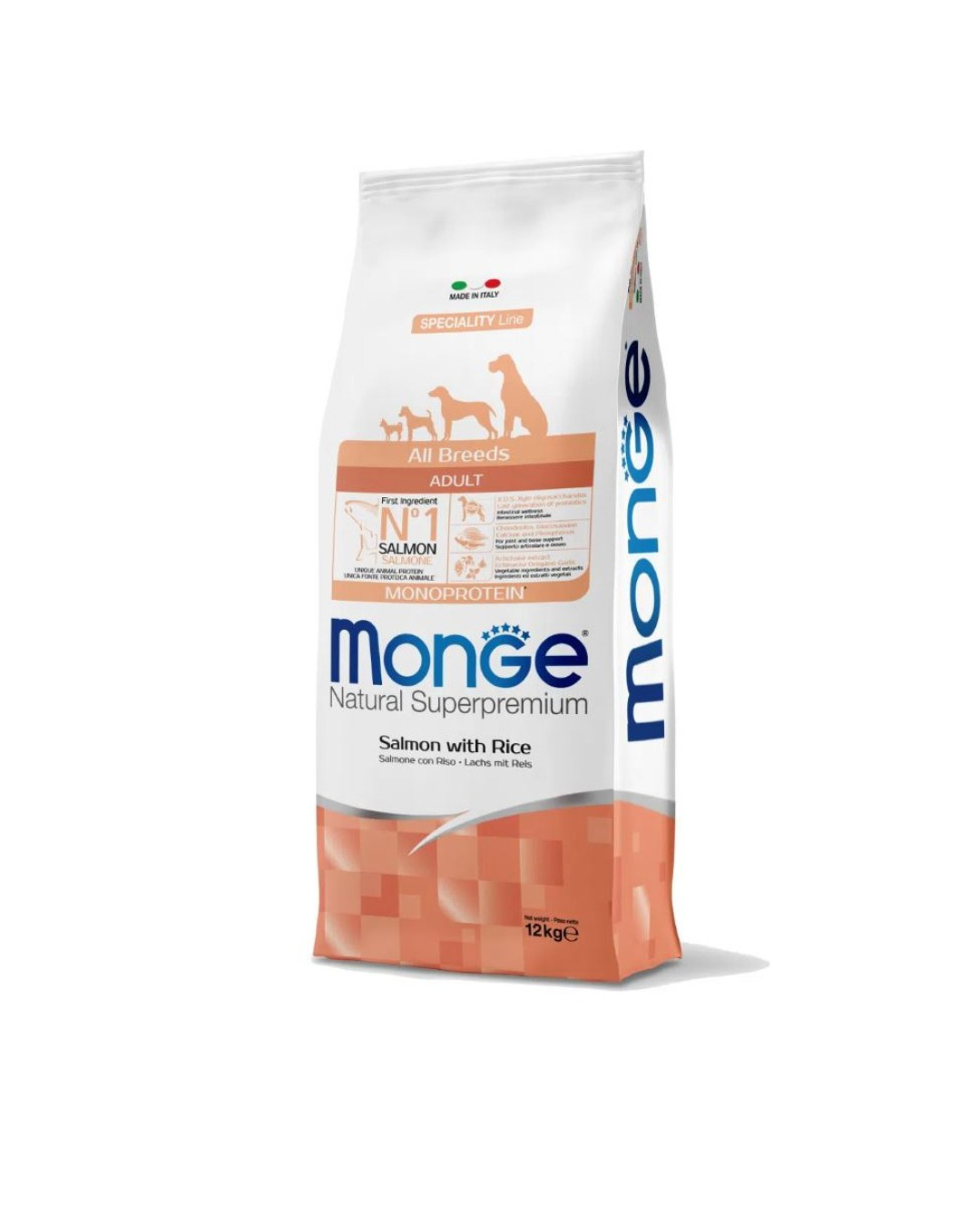 Monge - All Breed Adult - Salmon and Rice 12kg