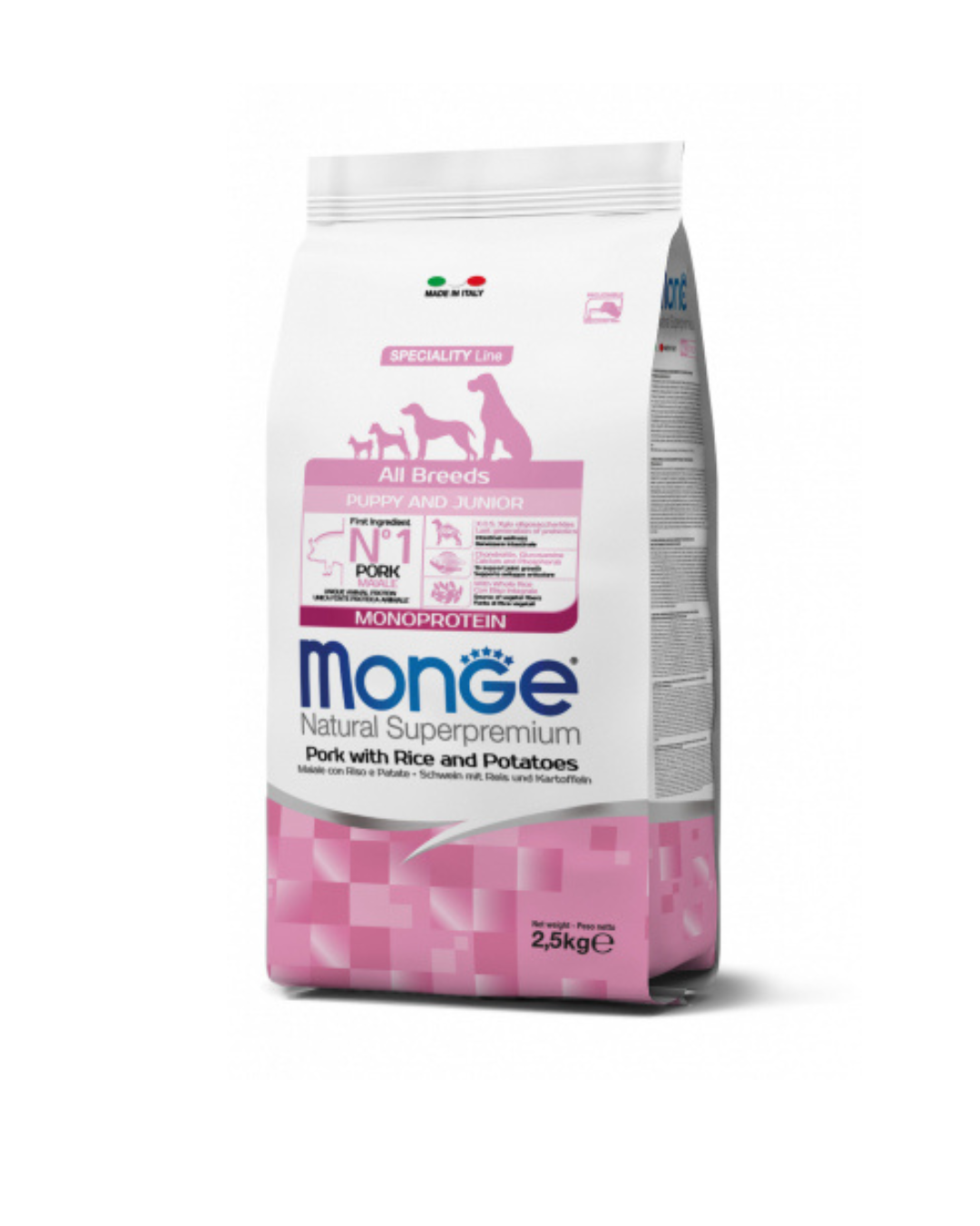 Monge - All Breed Puppy - Maiale, Riso e Patate 12kg