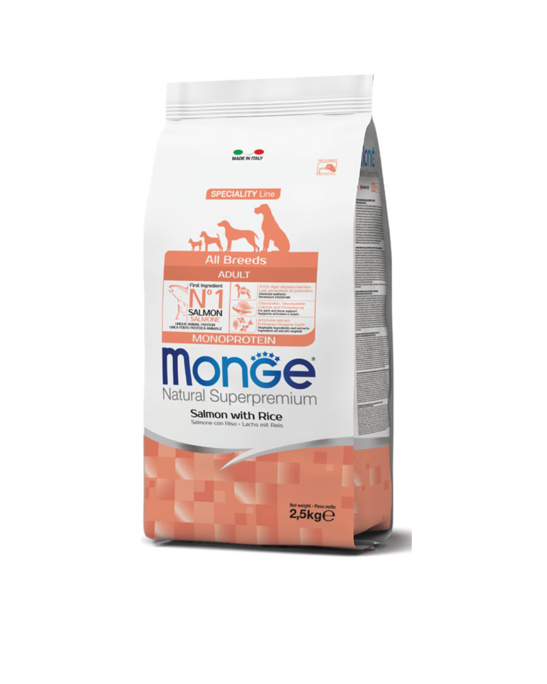 Monge - All Breed Puppy - Salmone e Riso 12 kg