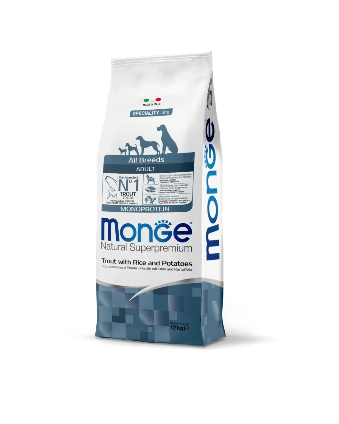 Monge - All Breeds Adult - Trout 12 kg