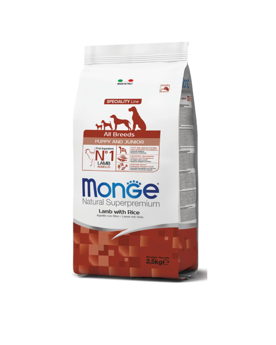 Monge - All Breeds Puppy - Agnello, Riso e Patate 2,5 kg