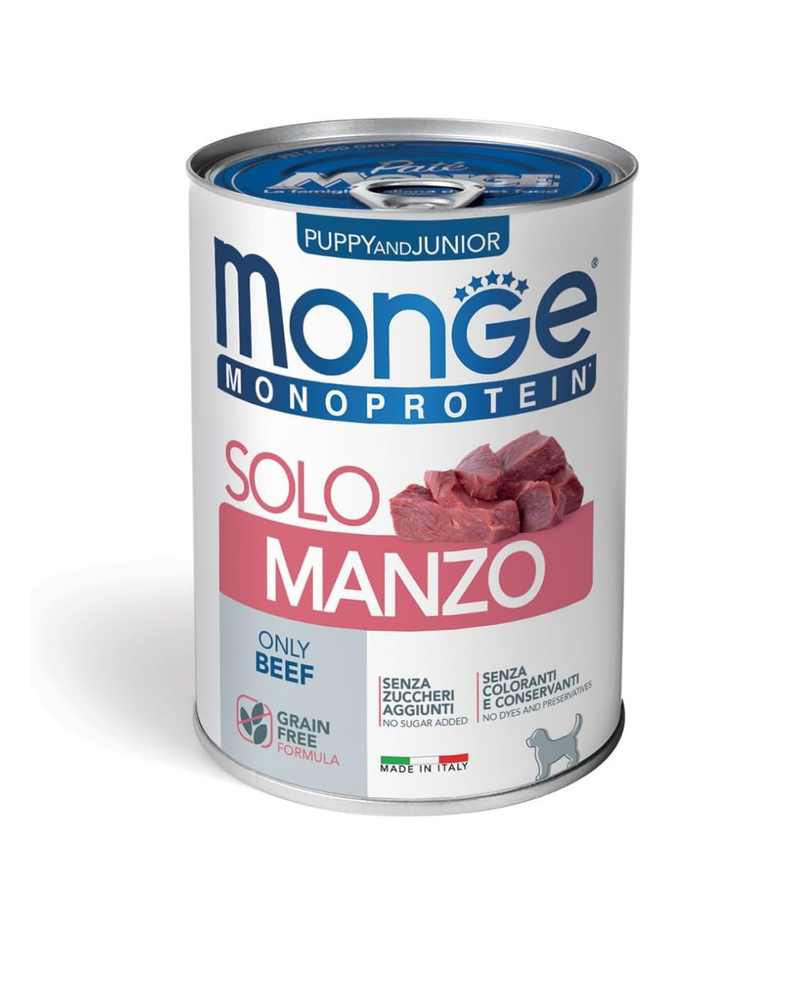 Monge - Dog SOLO Puppy Manzo 400gr