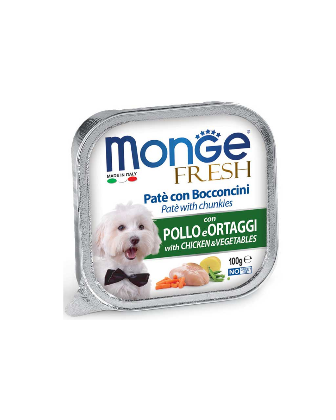 Monge - Fresh Cane - Pollo con Ortaggi 100g