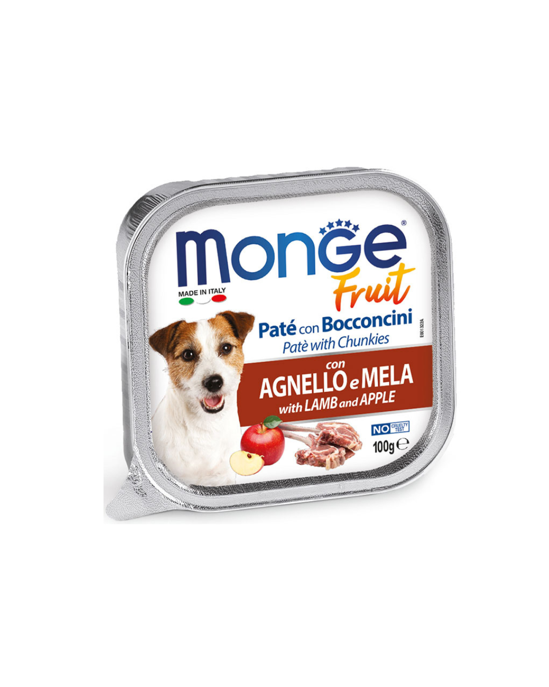 Monge - Fruit Cane - Agnello e Mela 100g