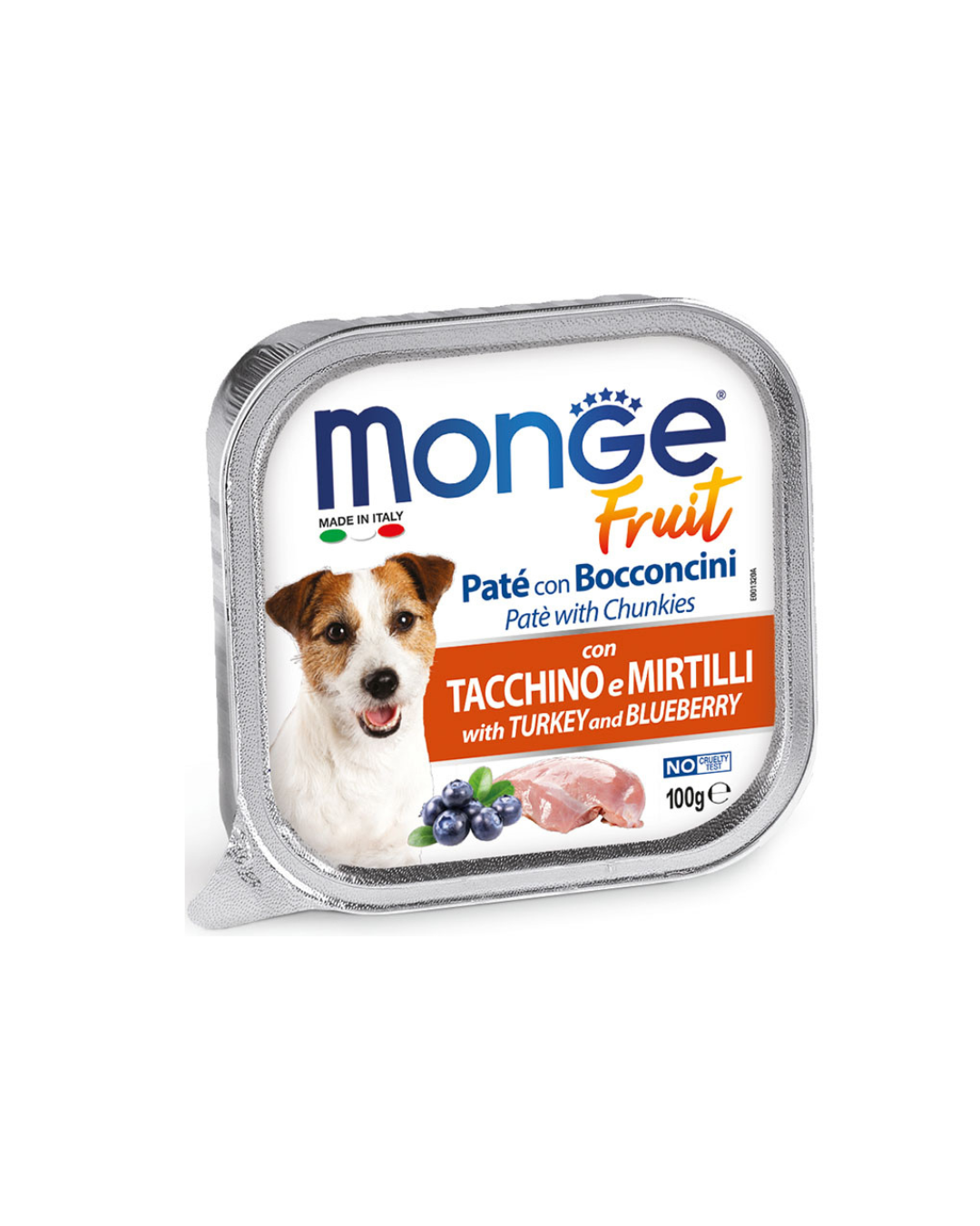 Monge - Fruit Cane - Tacchino e Mirtilli 100g