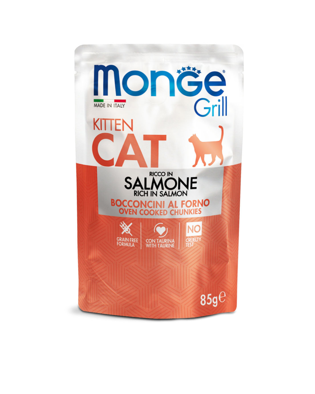 Monge - Grill Buste Gatto - Kitten Salmone 85gr