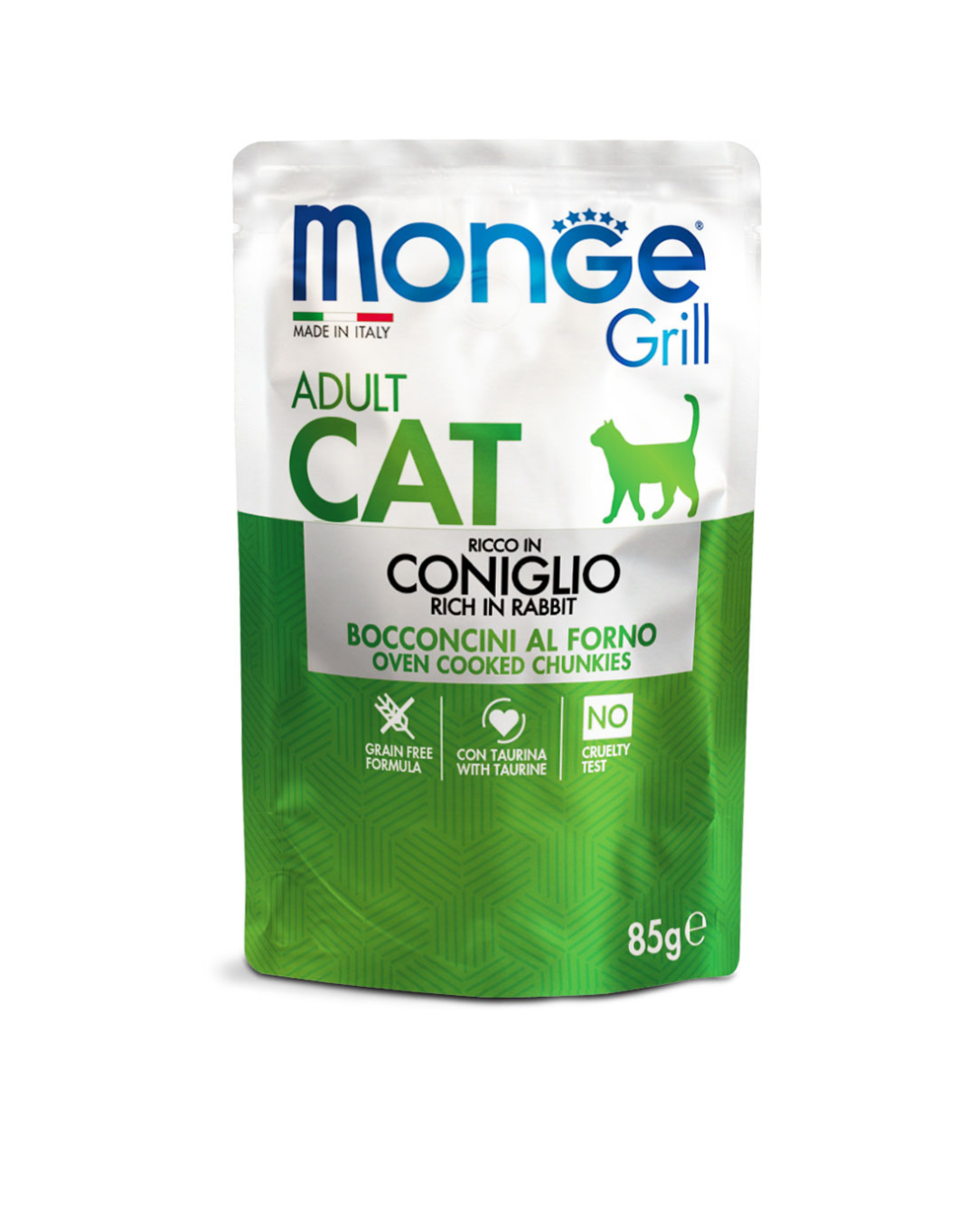 Monge - Grill Buste Gatto Adulto - Coniglio 85g