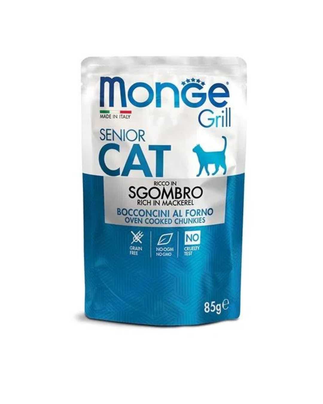 Monge - Grill Bags Senior Cat - Mackerel 85gr