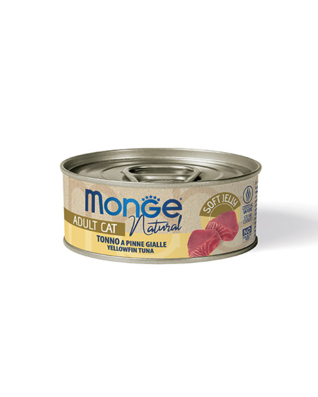 Monge - Jelly per Gatti - Trancetti di Tonno Pinne Gialle 80 gr
