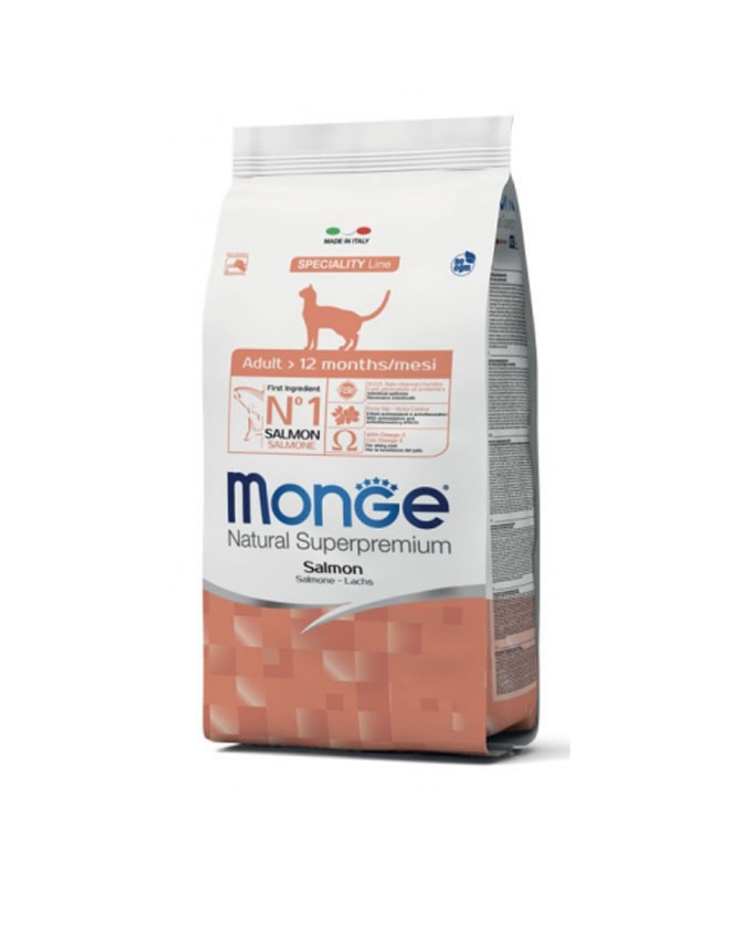 Monge - Natural Superpremium Gatto Adulto - Salmone 10kg