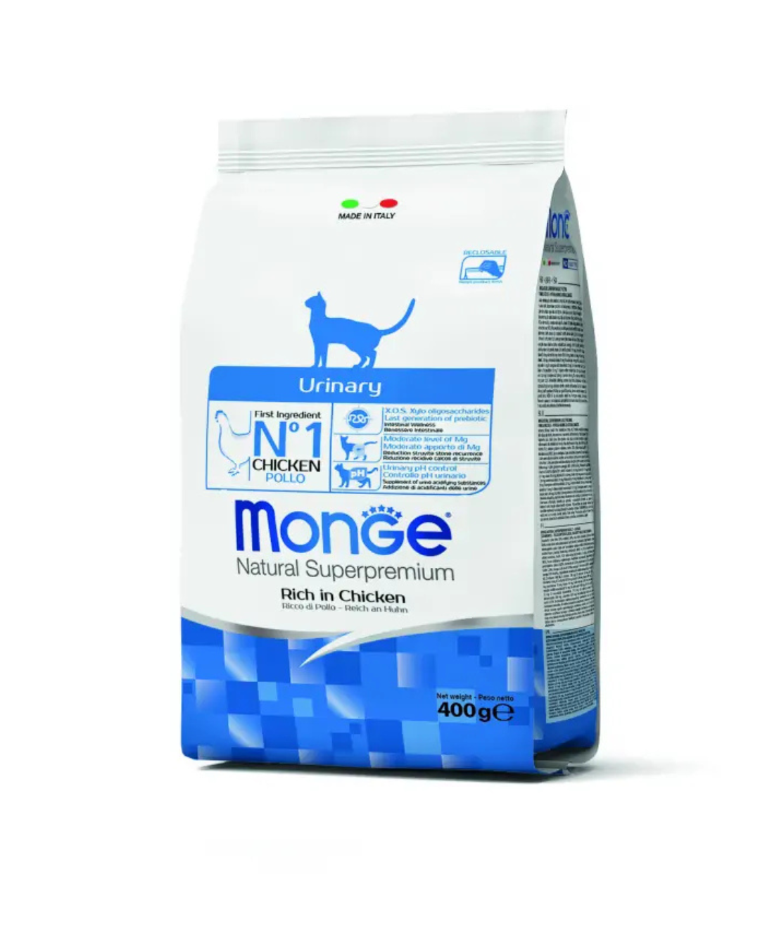 Monge - Natural Superpremium Cat Urinary - Chicken and Rice 400g 
