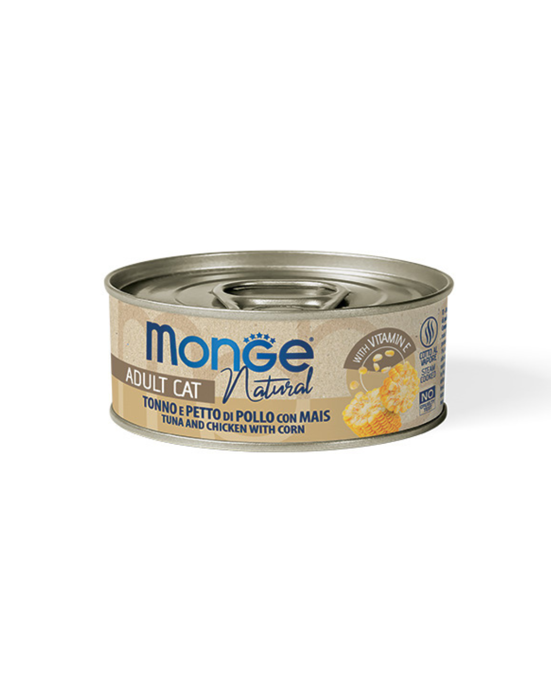 Monge - Natural per Gatti - Petto di Pollo con Mais 80 gr