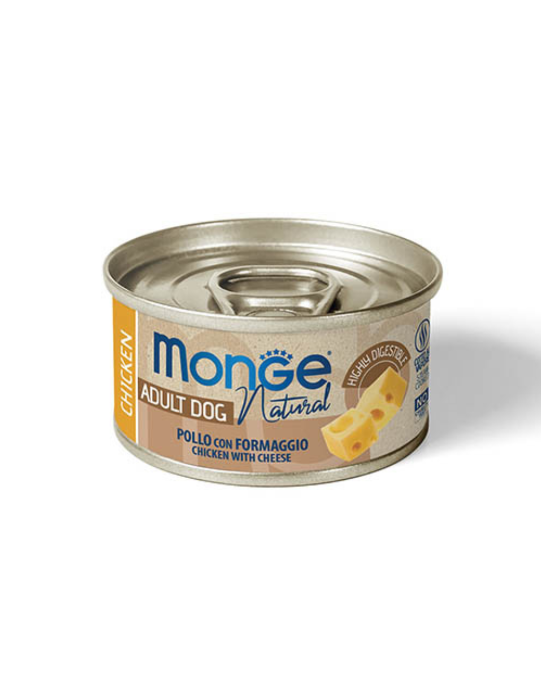 Monge Dog Natural - Pollo e Formaggio 95 gr