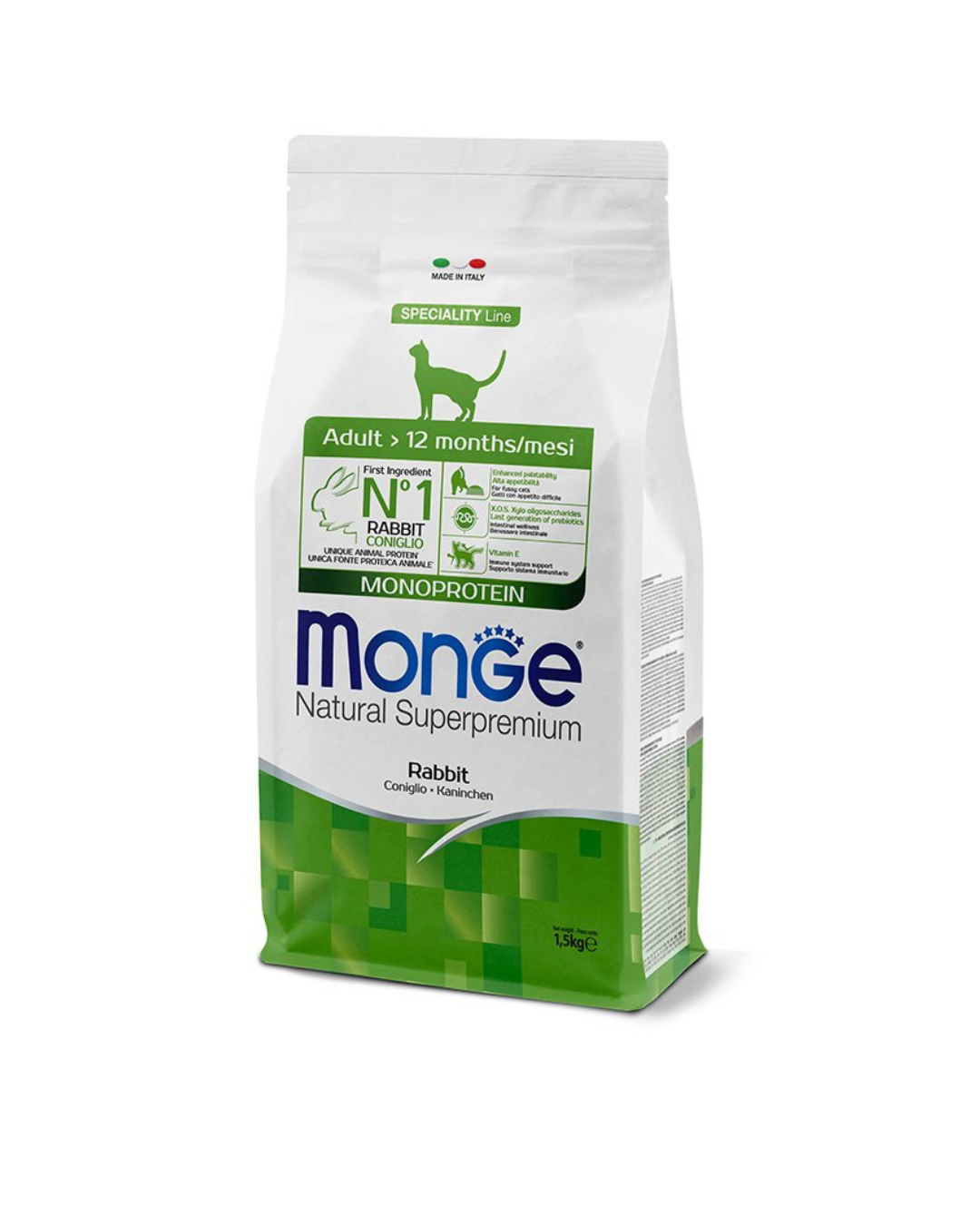 Monge Gatto Adult Coniglio 1,5kg