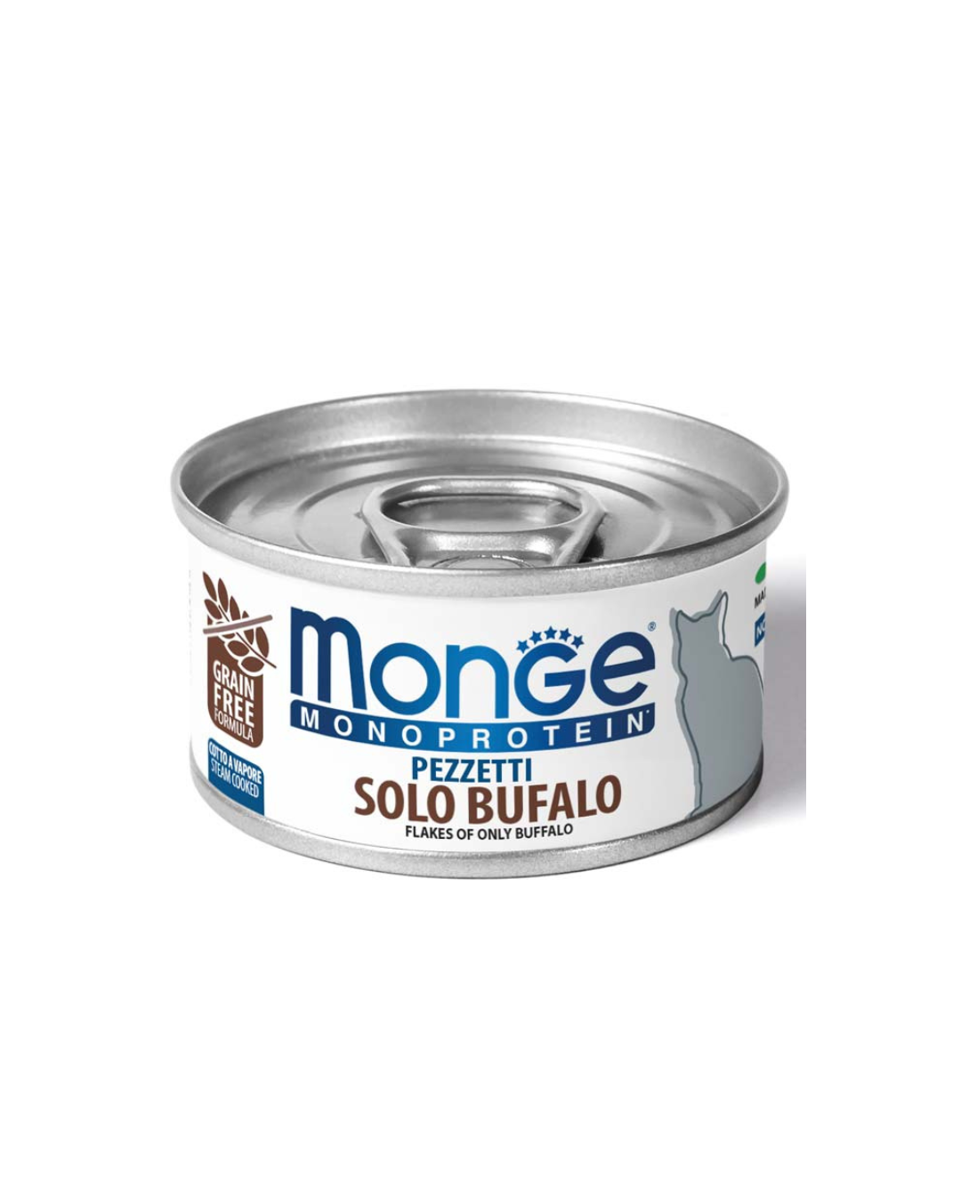 Monge Gatto Pezzetti Monoproteici Bufalo 80gr