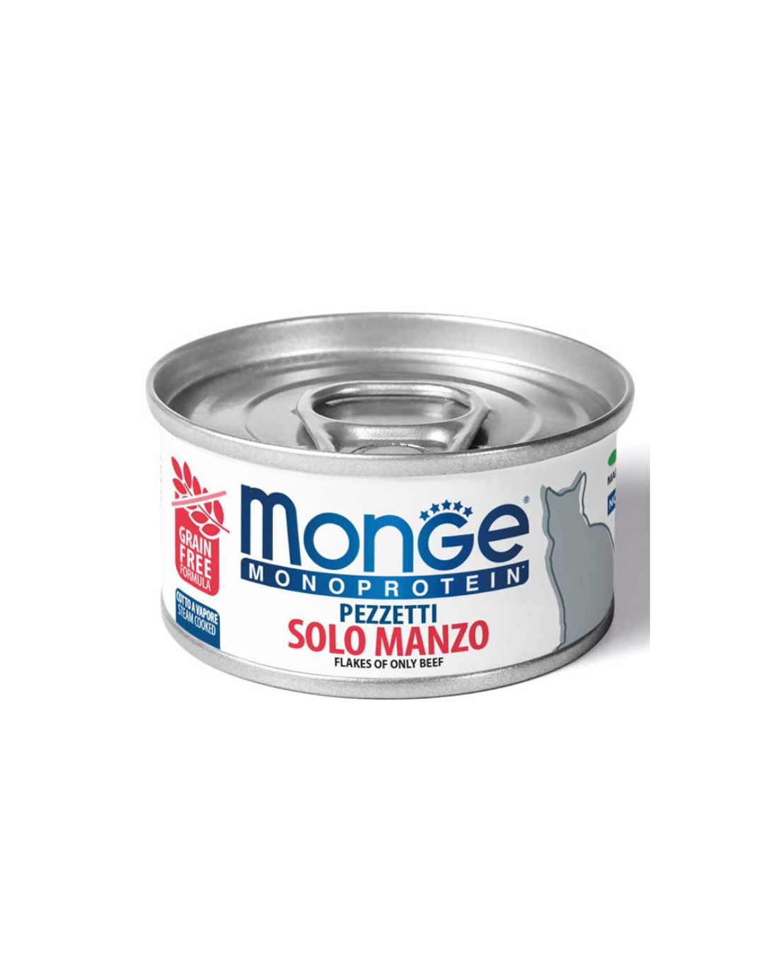 Monge Gatto Pezzetti Monoproteici Manzo 80gr