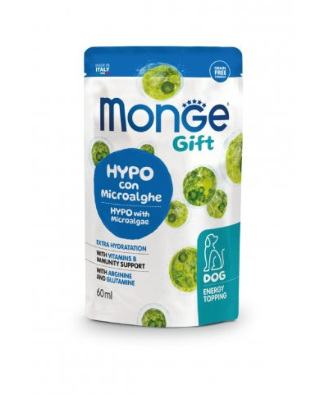 Monge Gift Hypo Energy Topping Dog Con Micro Alghe 60 ml