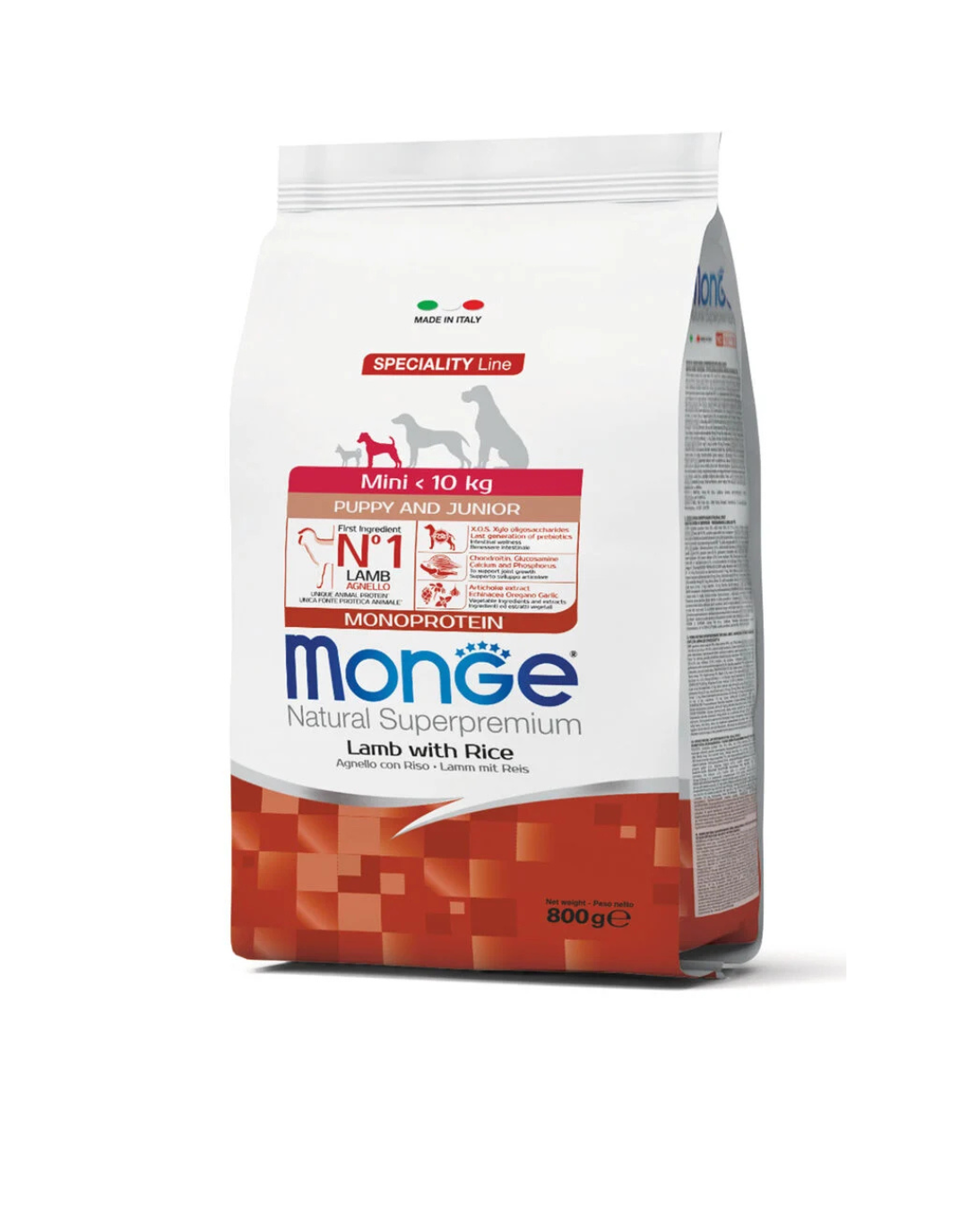 Monge Mini Puppy Agnello e Riso - 800 gr