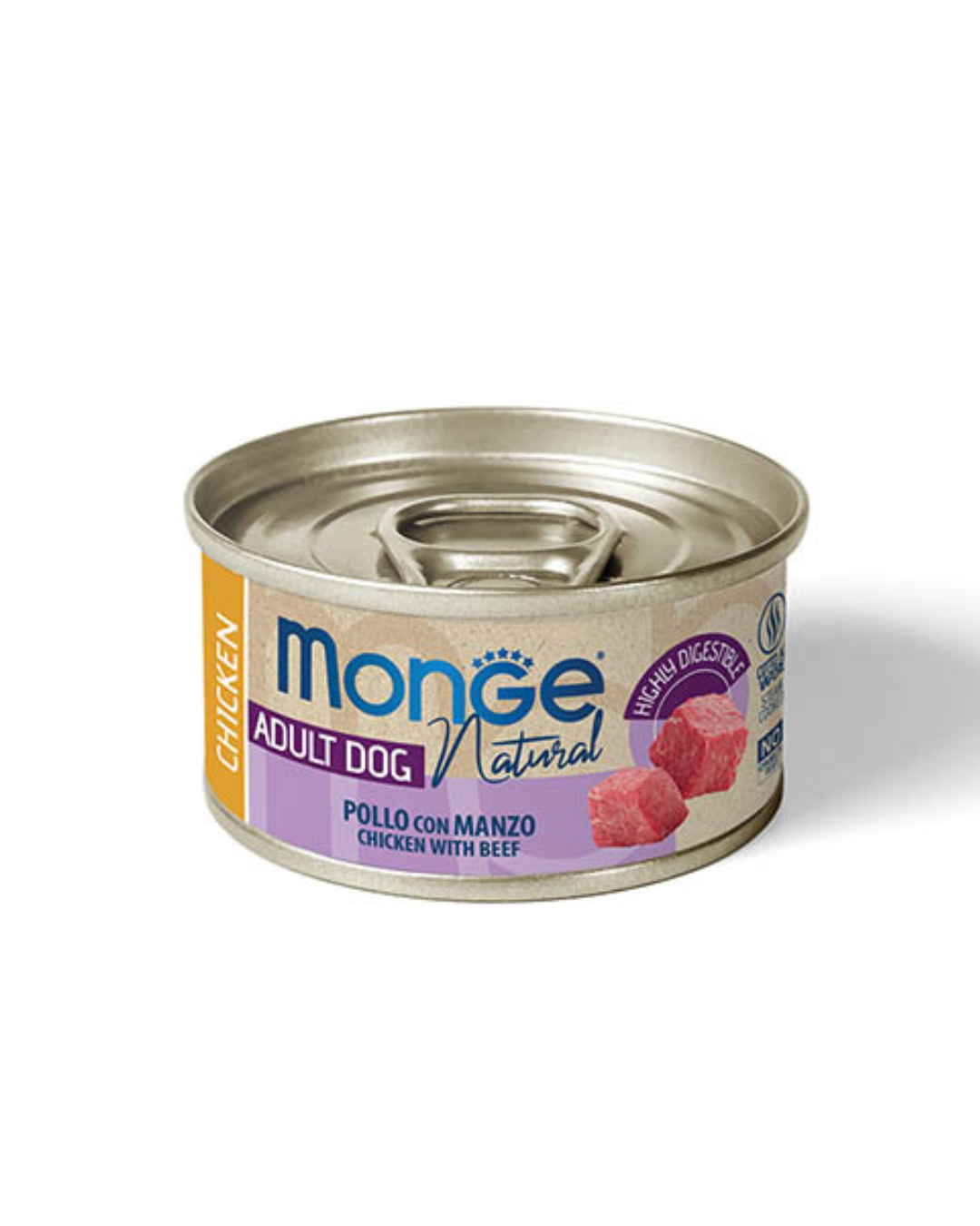 Monge Natural Adult Dog - Pollo con Manzo 95 gr