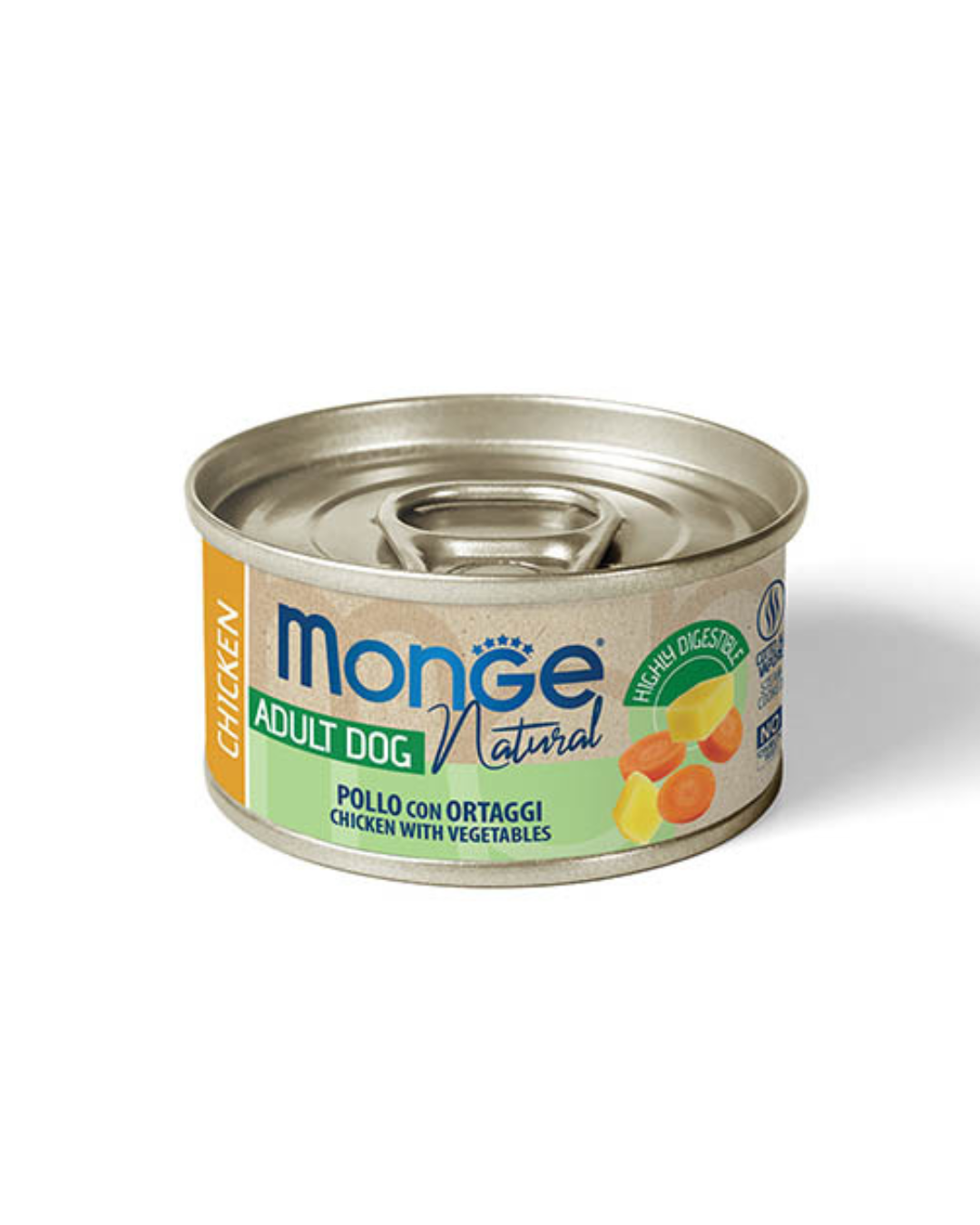 Monge Natural Adult Dog - Pollo con Ortaggi 95 gr