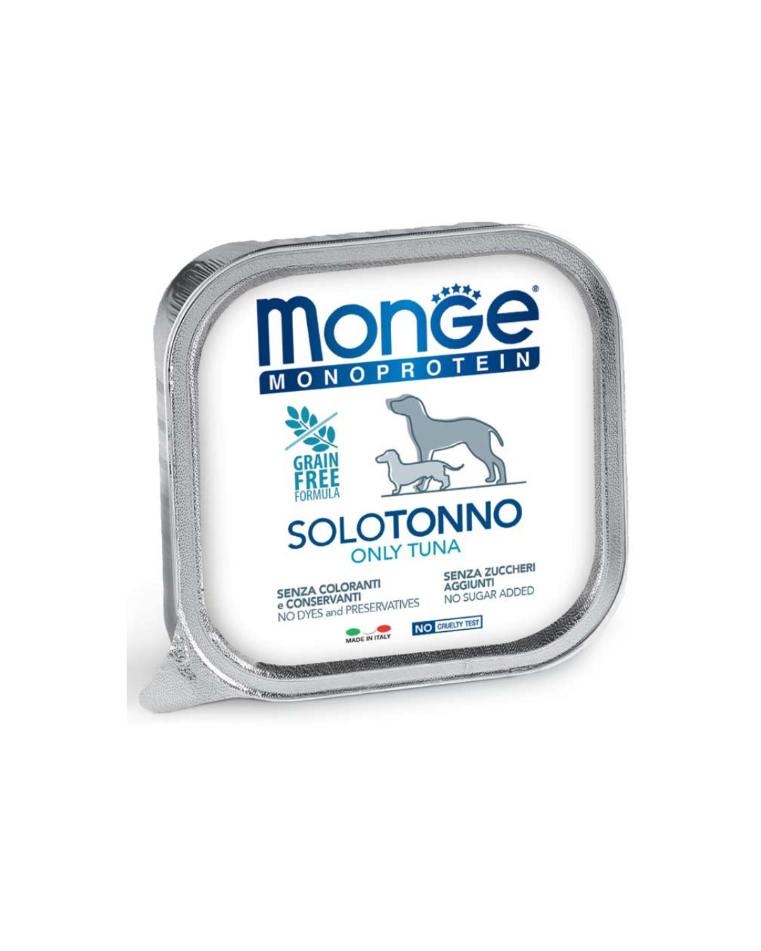 Monge Solo Cane Tonno 150gr