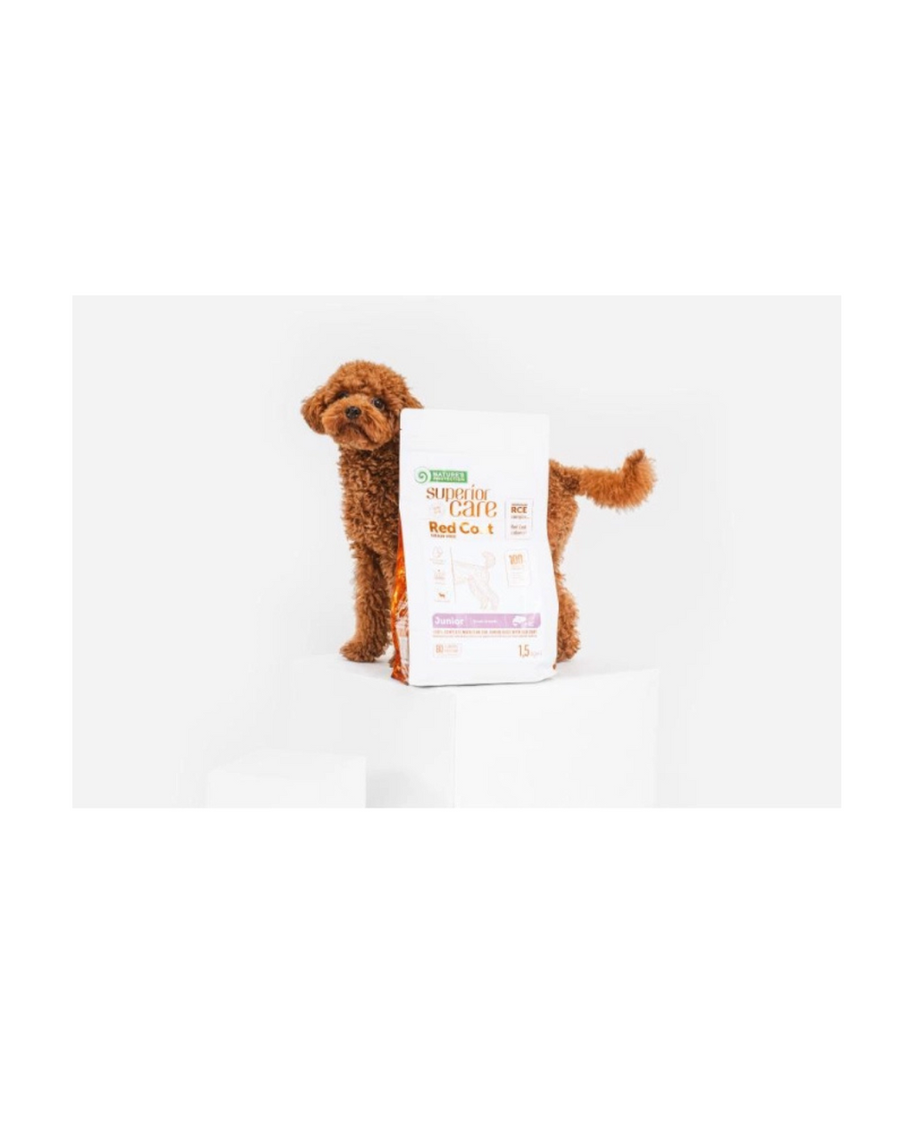 Nature's Protection Superior Care Red Coat Dog Grain Free - Puppy Junior Small Breed Salmone 10 Kg