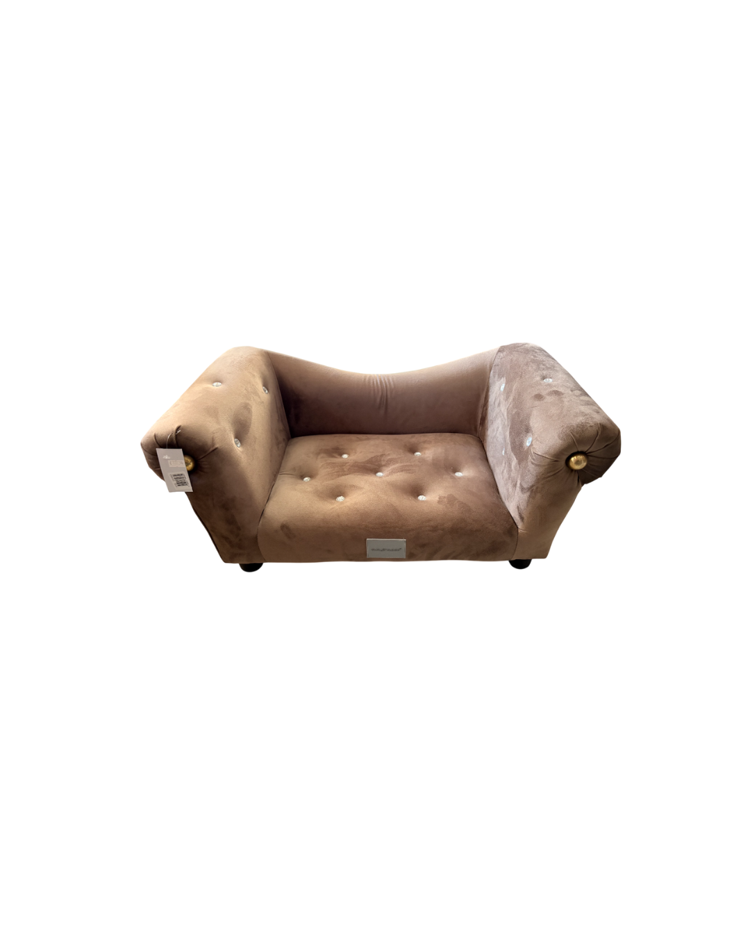Nasonero Poltrona Marrone con Strass