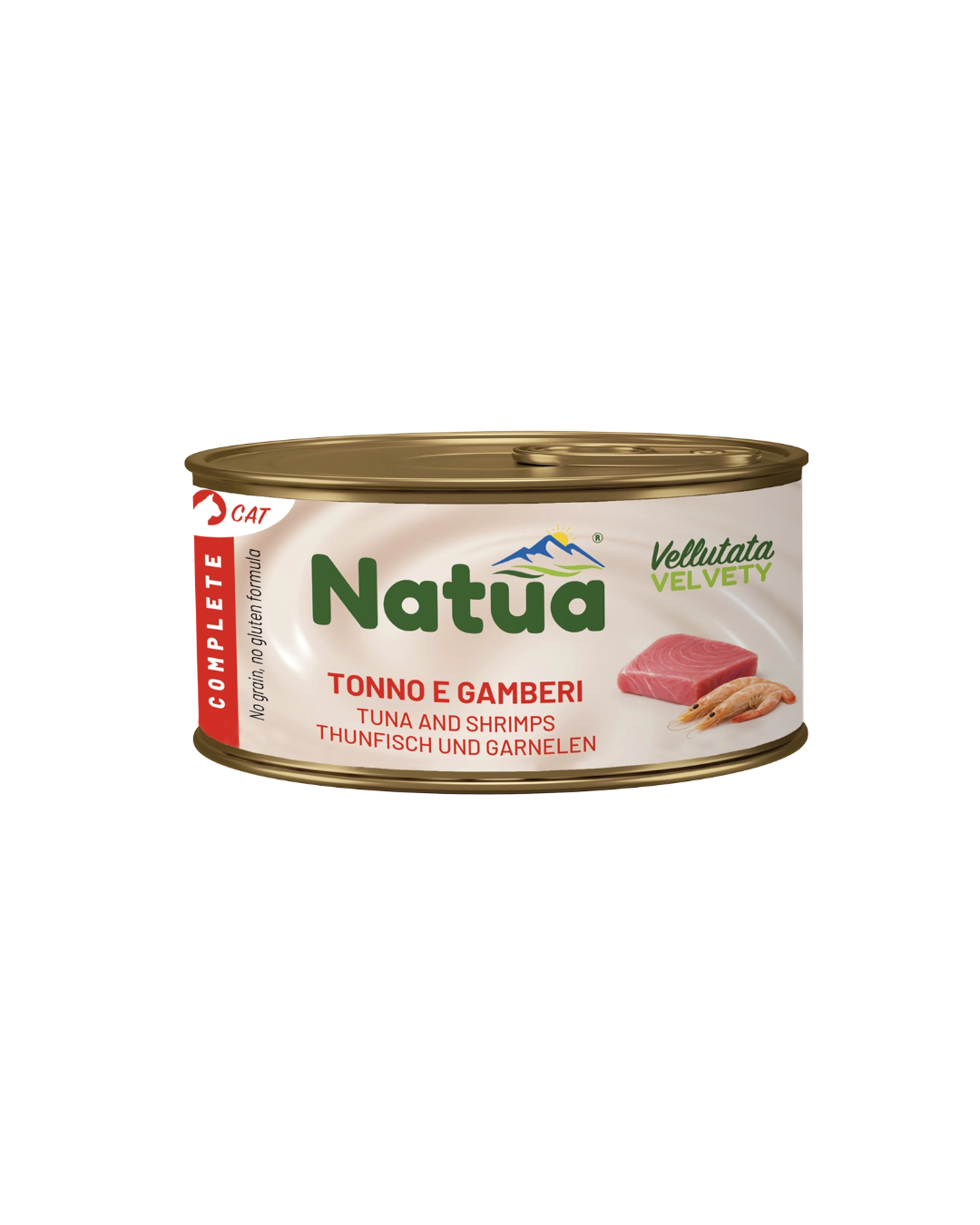 Natua - Cat Vellutata Complete di Tonno e Gamberi 85gr