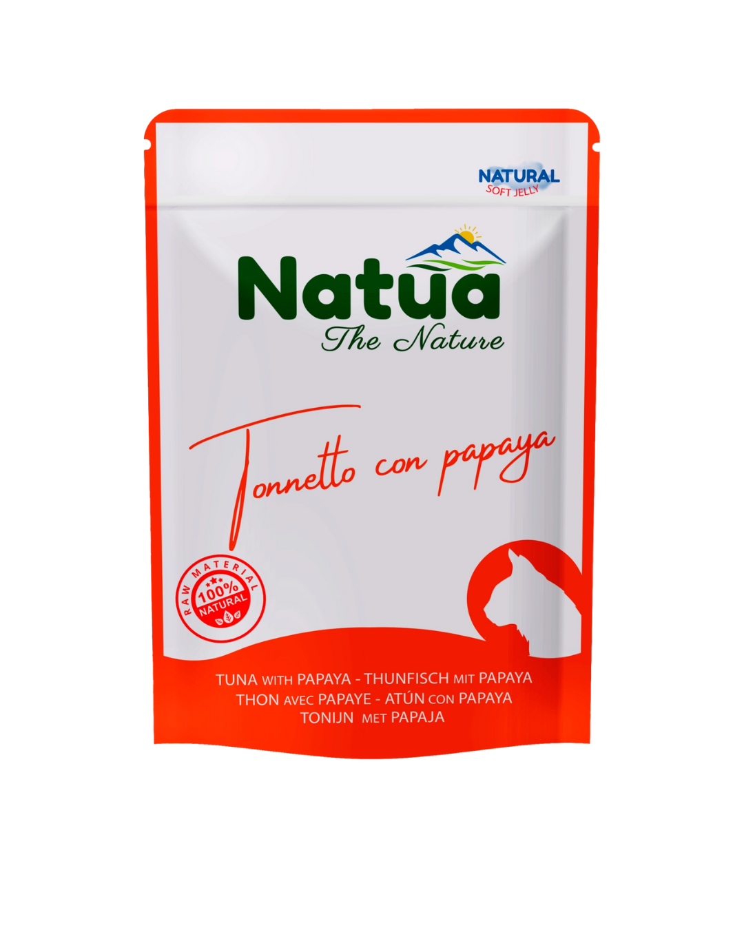 Natua - Umido per Gatti - Tonnetto con Papaya 70gr