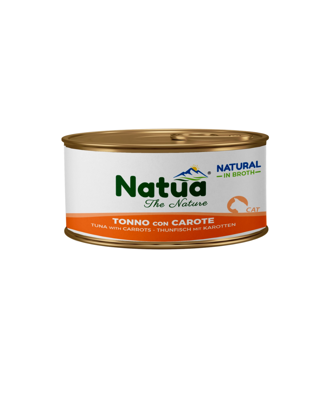 Natua Cat - Natural in Broth - Tonno con Carote 85 g