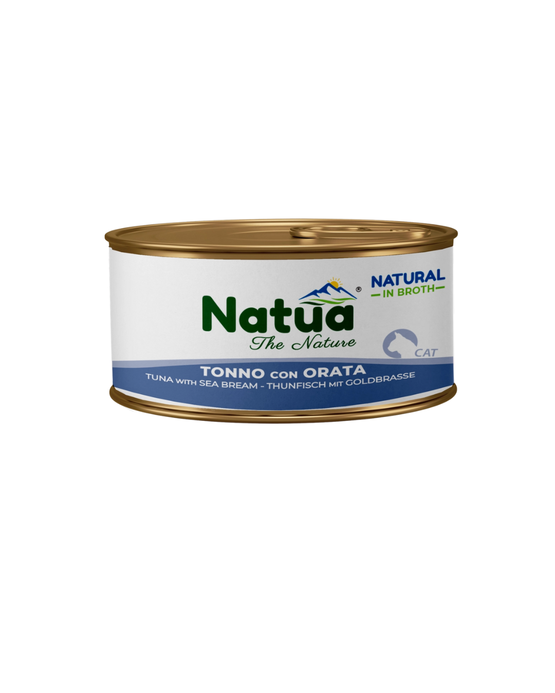 Natua Cat - Natural in Broth - Tonno con Orata - 85 g