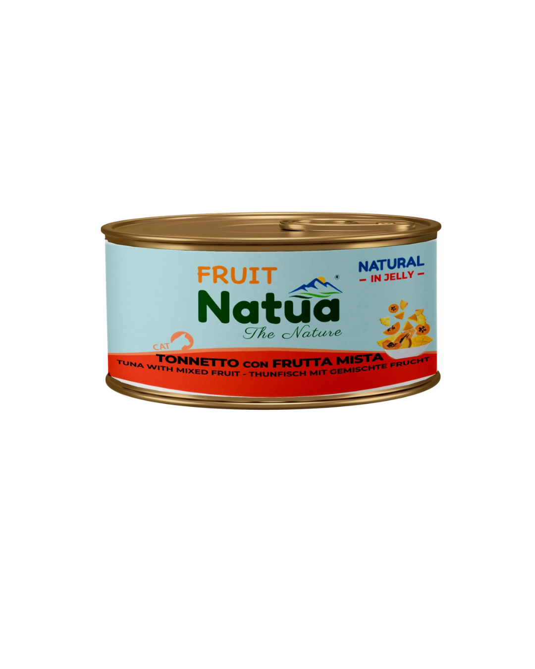 Natua Cat - Natural in Jelly Tonnetto con Frutta Mista 85 gr