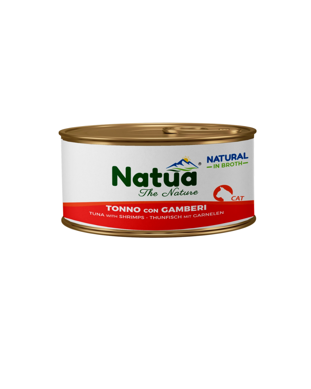 Natua Cat - Natural in Broth - Tonnetto Con Gamberi 150 g