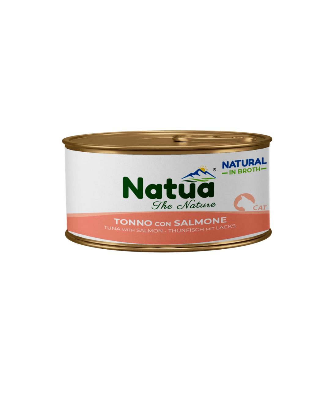 Natua cat - Natural in Broth - Tonno con Salmone - 85 gr