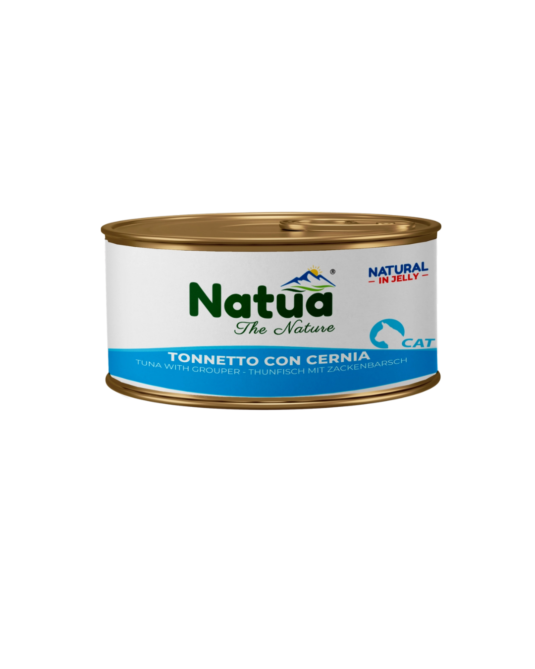 Natua cat - Natural in Jelly - Tonnetto con Cernia - 85 gr