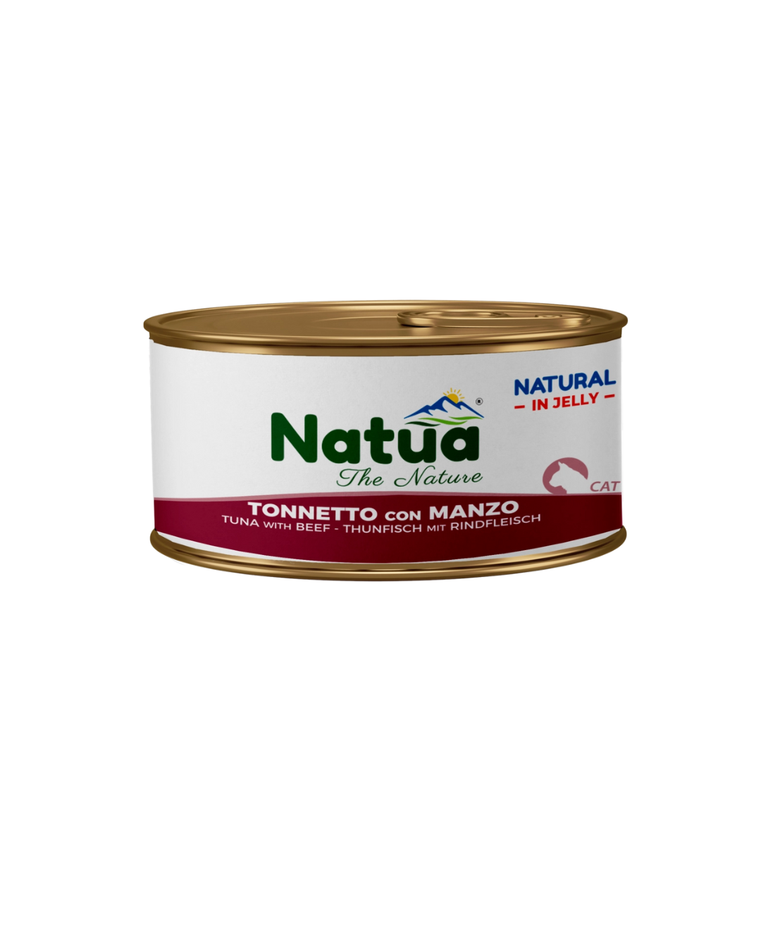 Natua cat - Natural in Jelly - Tonnetto con Manzo - 85 gr