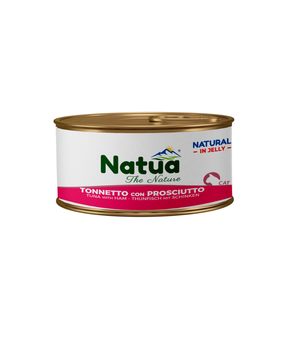Natua cat - Natural in Jelly - Tonnetto con Prosciutto - 85 gr