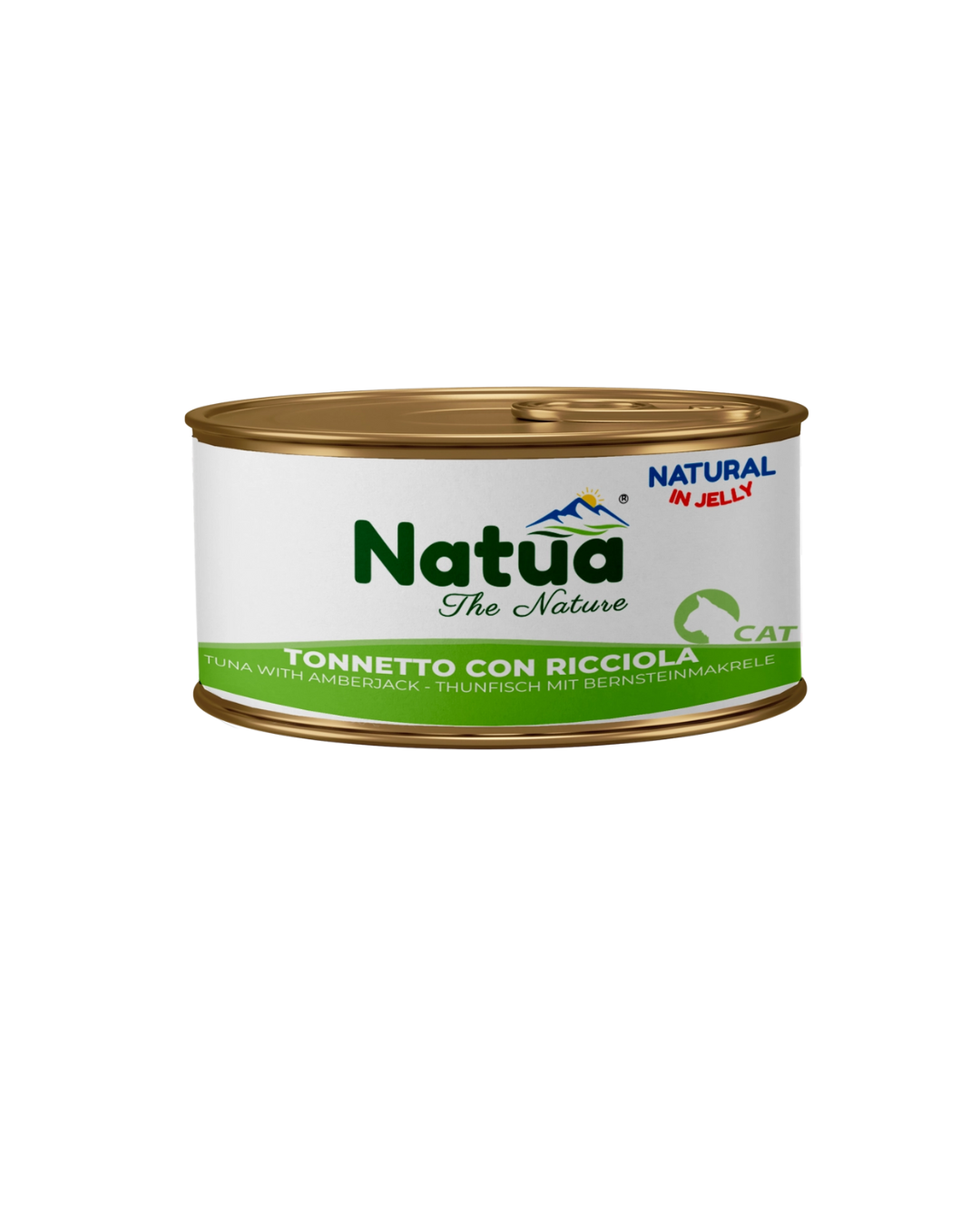 Natua cat - Natural in Jelly - Tonnetto con Ricciola 85 gr