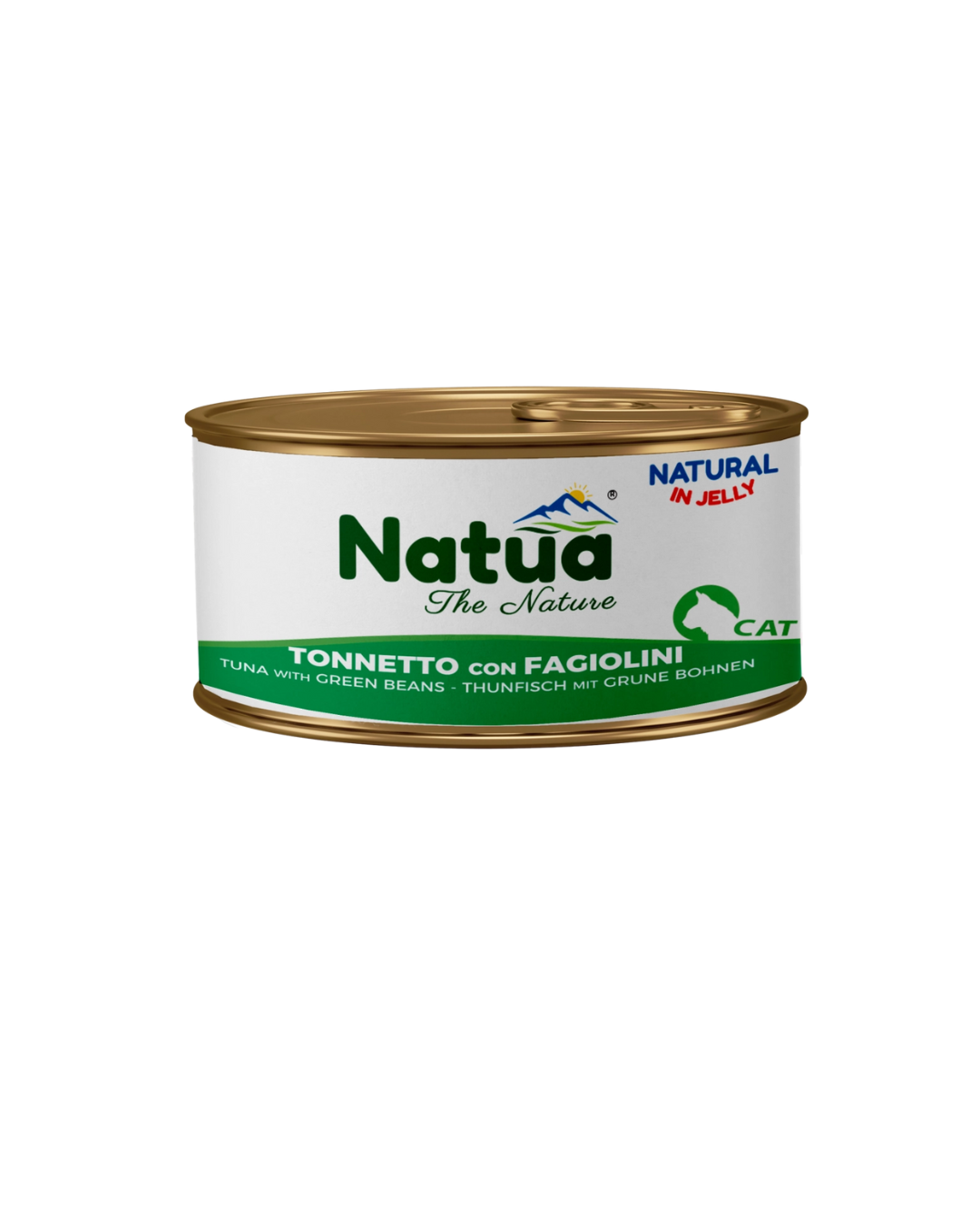 Natua cat - Natural in Jelly - Tonnetto con Fagiolini - 85 gr