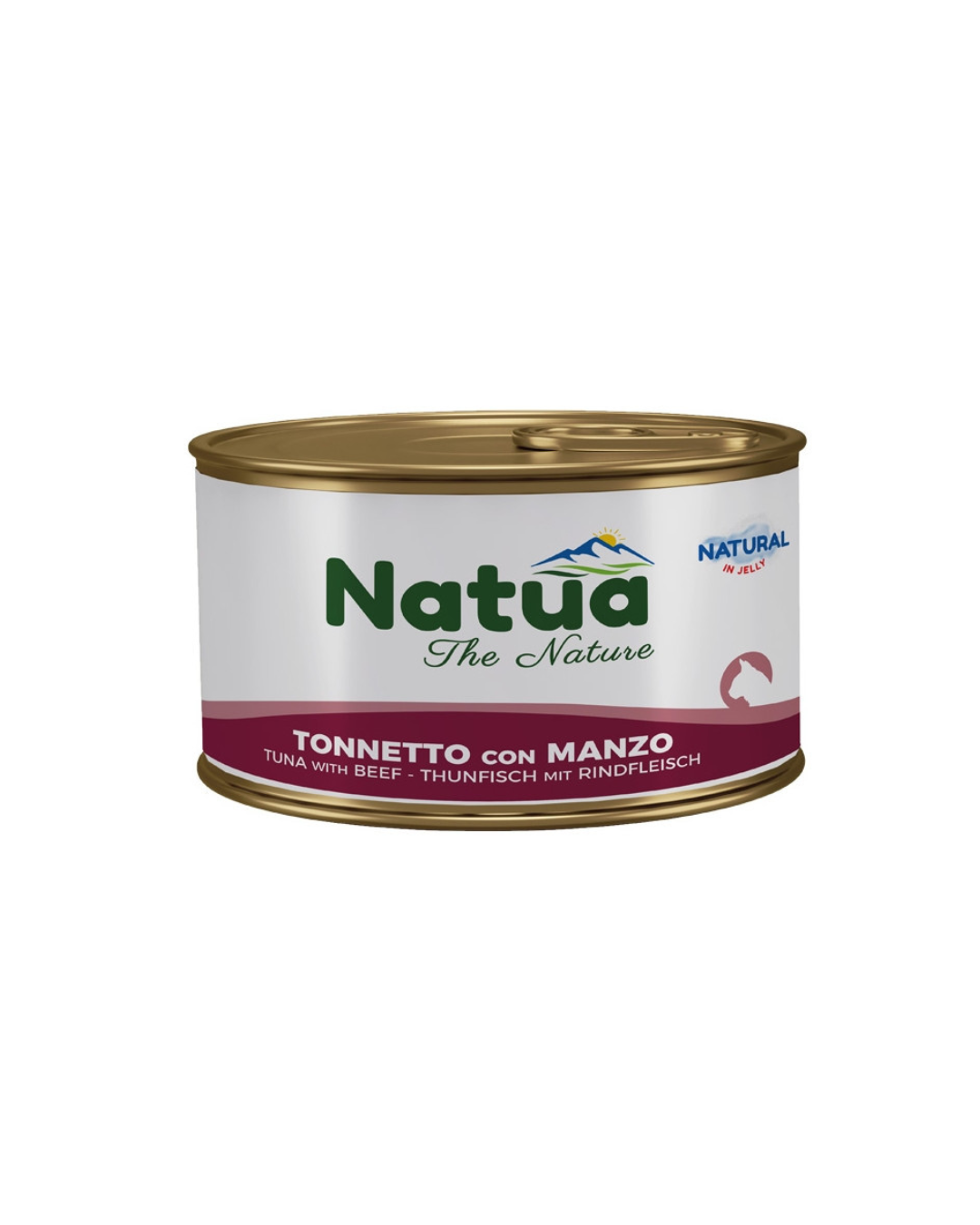 Natua cat - Straccetti in Jelly - Tonnetto con Manzo - 85 gr