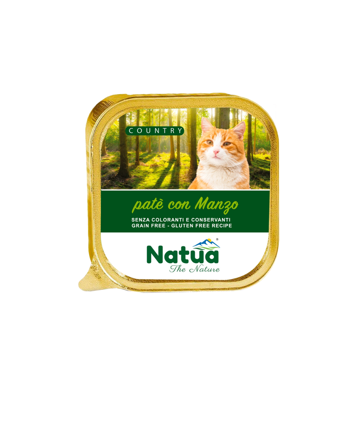 Natua cat country - Patè con Manzo - 100 gr