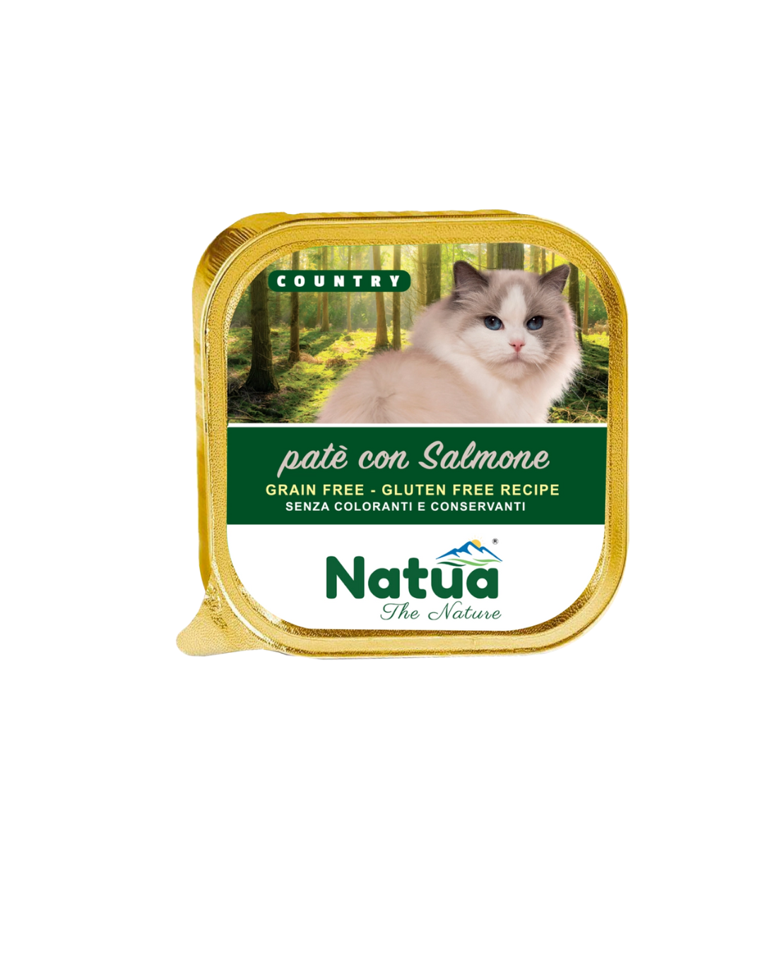 Natua cat country - Patè con Salmone - 100 gr