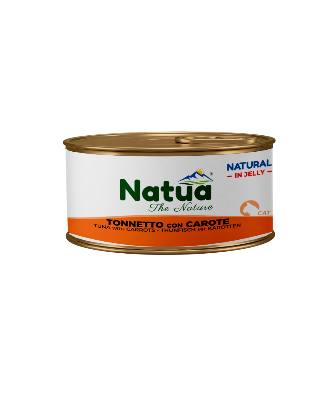 Natua Cat - Natural in Jelly - Tonnetto con Carote 85 g