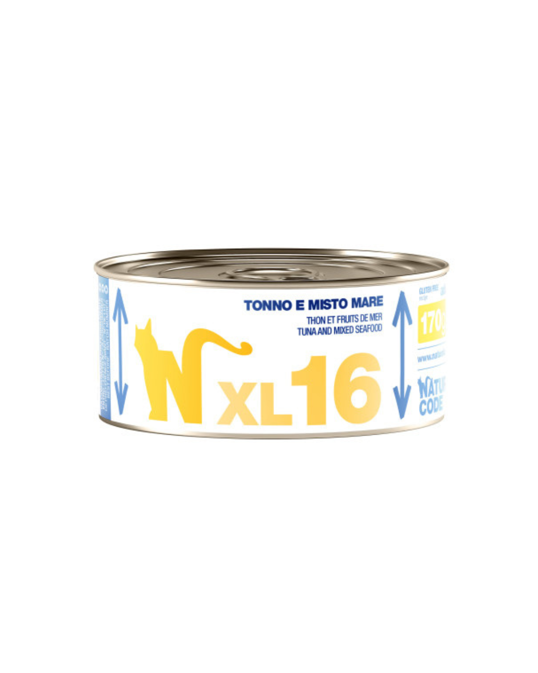 Natural Code - Gatto XL 16 Tonno e Misto Mare 170gr