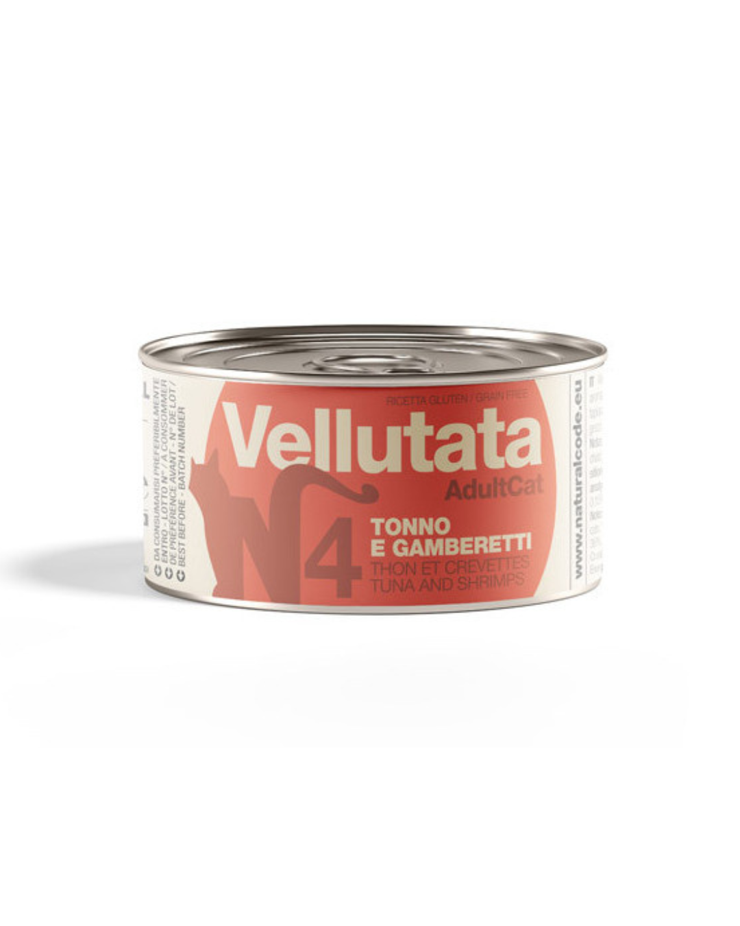 Natural Code - Gatto Adulto Vellutata Lattina Tonno e Gamberetti 85gr
