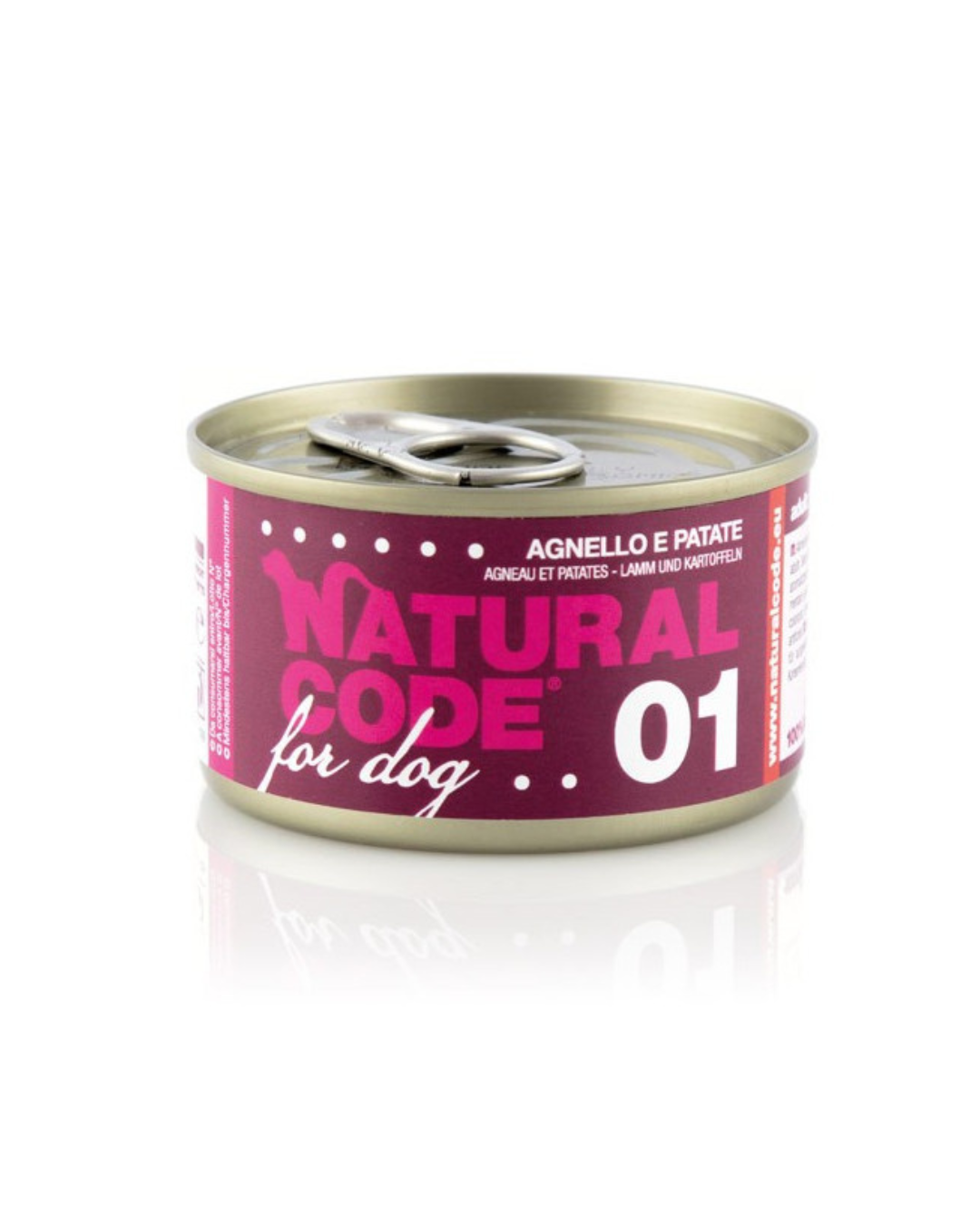 Natural Code - Per Cani 01 Agnello e Patate 90 gr